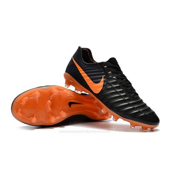 Nike Tiempo Legend VII FG Negro Naranja